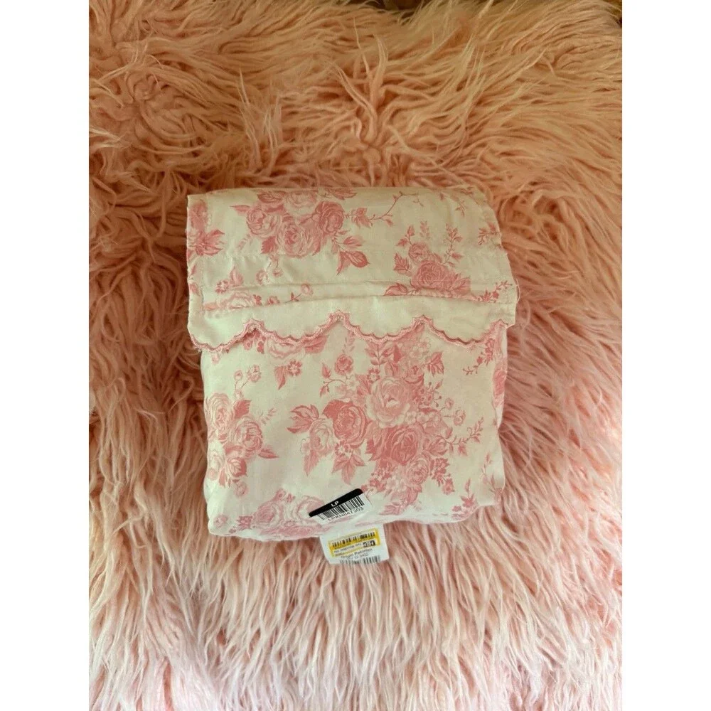 Twin Microfiber Sheet Set Pink Floral Bedding